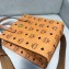 MCM Visetos Mini Klassik Tote Bag Cognac