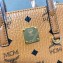MCM Visetos Mini Klassik Tote Bag Cognac
