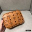 MCM Klassik Visetos Camera Bag Cognac