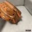 MCM Klassik Visetos Camera Bag Cognac