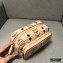 MCM Klassik Visetos Camera Bag Creamy