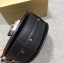MCM Visetos Round Patricia Shoulder Bag Black