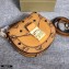 MCM Visetos Round Patricia Shoulder Bag Cognac