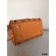 MCM Visetos X-Mini Heritage Top Handle Bag Cognac
