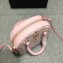 MCM Visetos Mini Essential Half Moon Tote Bag Pink