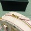 MCM Visetos Mini Essential Half Moon Tote Bag Pink