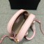 MCM Visetos Mini Essential Half Moon Tote Bag Pink