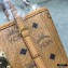 MCM Visetos Mini Toni Shopper Tote Bag Cognac