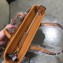 MCM Visetos Mini Anya Top Zip Shopper Tote Bag Cognac