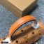 MCM Visetos Small Patricia Satchel Bag Cognac