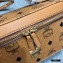 MCM Visetos Rockstar Vanity Case Bag Cognac