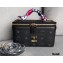 MCM Visetos Rockstar Vanity Case Bag Black