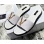 Versace Virtus Flat Mules White 2020
