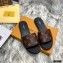 Louis Vuitton Monogram Canvas Lock It Flat Mules Brown 2020