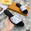 Louis Vuitton Monogram Canvas Lock It Flat Mules White 2020