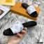 Louis Vuitton Monogram Canvas Lock It Flat Mules White 2020