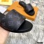 Louis Vuitton Monogram Canvas Lock It Flat Mules Black 2020