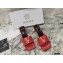 Versace Virtus Mid-Heel 6cm Mules Red 2020