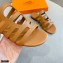 Hermes Chaine D'ancre Camelia Sandals Brown