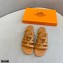 Hermes Chaine D'ancre Camelia Sandals Brown