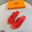 Hermes Chaine D'ancre Camelia Sandals Red