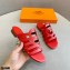 Hermes Chaine D'ancre Camelia Sandals Red
