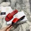 Versace Virtus Flat Mules Red 2020