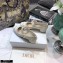 Dior Heel 3.5cm Teddy-D Ballerinas Perforated Glazed Calfskin White 2021