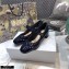 Dior Heel 3.5cm Teddy-D Ballerinas Perforated Glazed Calfskin Blue 2021