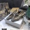 Dior Heel 7cm Moi Slingback Pumps Cannage Embroidered Mesh Gray 2020