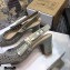 Dior Heel 7cm Moi Slingback Pumps Cannage Embroidered Mesh Gray 2020