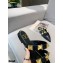 Valentino Calfskin Roman Stud Flat Mules Black 2021