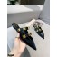 Valentino Calfskin Roman Stud Flat Mules Black 2021