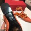 Valentino Calfskin Roman Stud Ballet Flats Orange 2021
