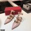 Valentino Calfskin Roman Stud Ballet Flats Nude 2021