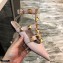 Valentino Calfskin Roman Stud Ballet Flats Nude 2021