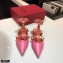Valentino Calfskin Roman Stud Ballet Flats Pink 2021