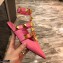 Valentino Calfskin Roman Stud Ballet Flats Pink 2021