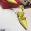 Valentino Calfskin Roman Stud Ballet Flats Yellow 2021