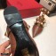 Valentino Calfskin Roman Stud Ballet Flats Coffee 2021