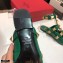 Valentino Calfskin Roman Stud Ballet Flats Green 2021