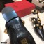 Valentino Calfskin Roman Stud Ballet Flats Black 2021