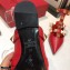 Valentino Calfskin Roman Stud Ballet Flats Red 2021