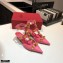 Valentino Heel 4cm Calfskin Roman Stud Pumps Pink 2021