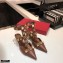 Valentino Heel 4cm Calfskin Roman Stud Pumps Coffee 2021