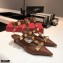 Valentino Heel 4cm Calfskin Roman Stud Pumps Coffee 2021