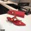 Valentino Heel 4cm Calfskin Roman Stud Pumps Red 2021