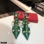 Valentino Heel 4cm Calfskin Roman Stud Pumps Green 2021