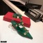 Valentino Heel 4cm Calfskin Roman Stud Pumps Green 2021