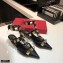 Valentino Heel 4cm Calfskin Roman Stud Pumps Black 2021
